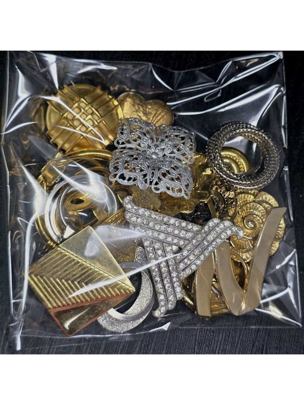 Scarf Clip Lot Vtg 1960's 1970's 1980's Excellent Pre-owned Vintage Condition